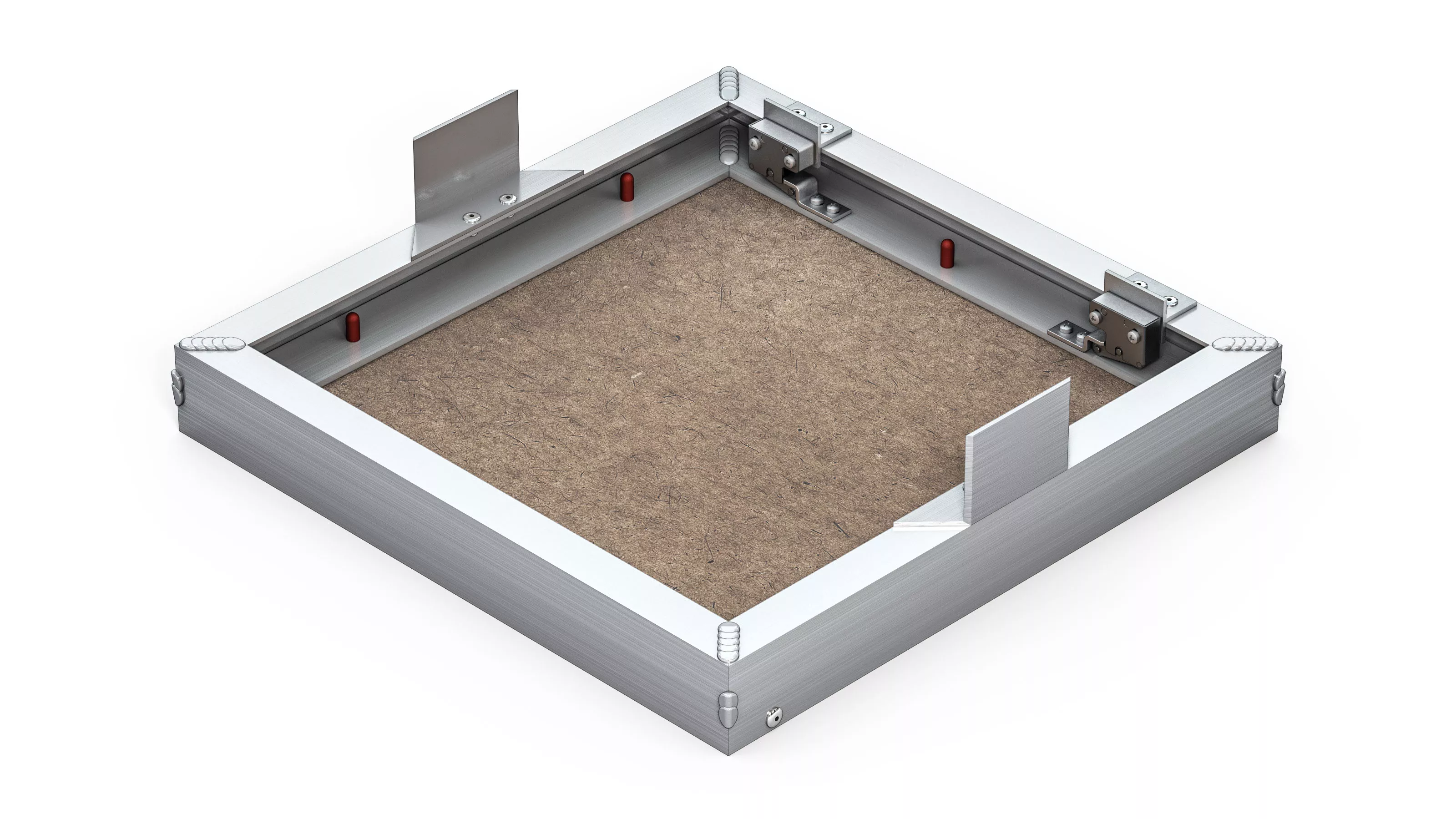 Revizní dvířka požární hliníková EI20 do zdiva 600x800x15