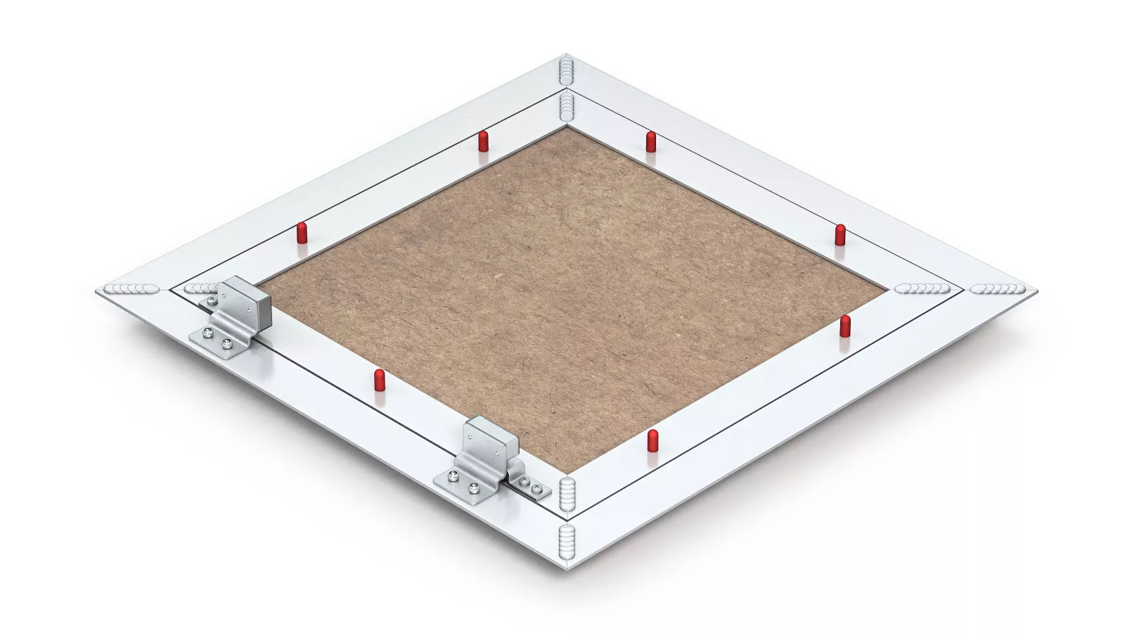 Revizní dvířka požární EI60 hliníková do SDK stěny 300x300x25
