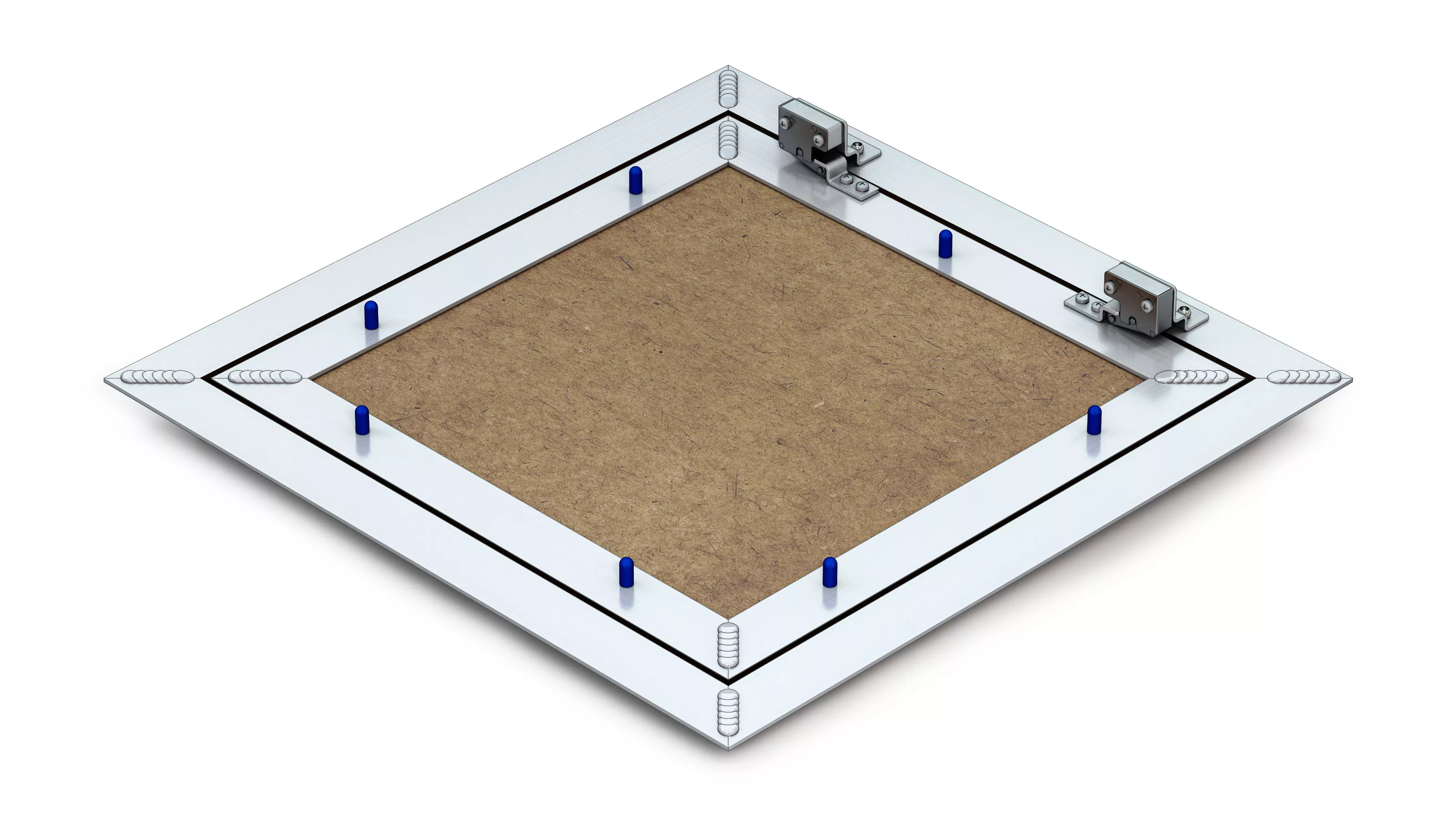 Revizní dvířka hliníková akustická 34dB 200x200x25