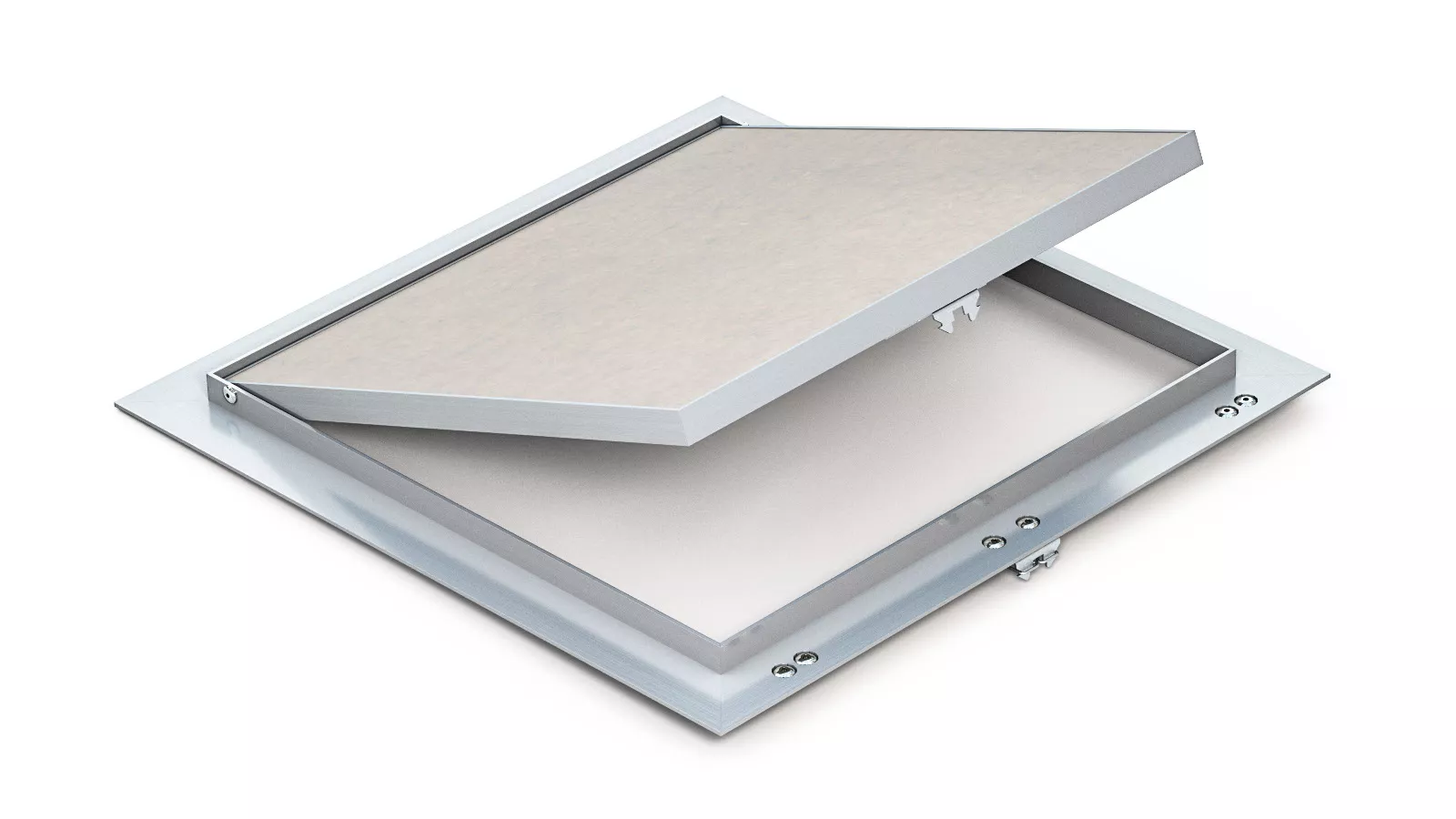 Revizní dvířka hliníková svařovaná do SDK 500x500x12,5