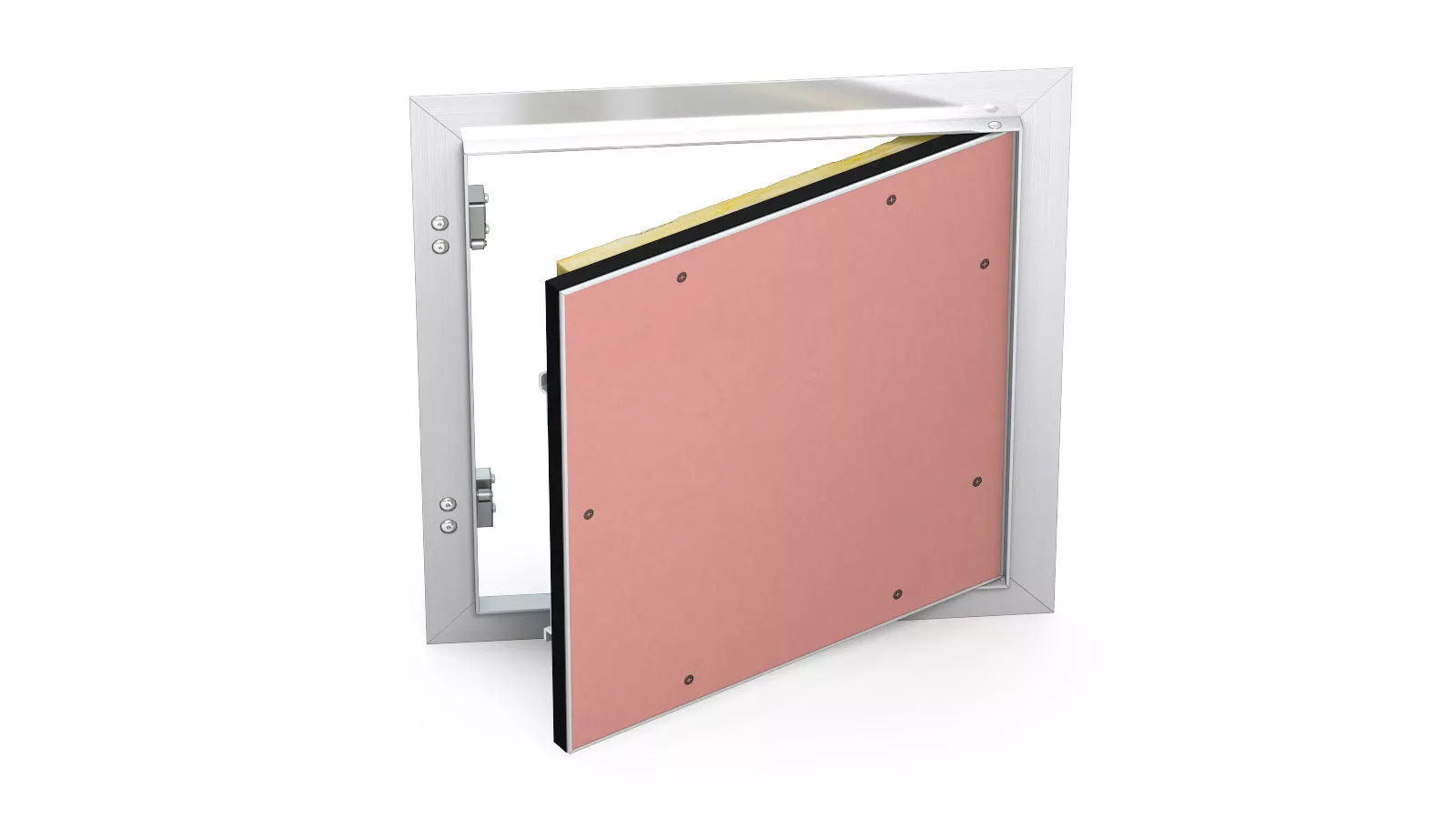 Revizní dvířka požární EI30 hliníková do SDK stropu 500x500x12,5/15