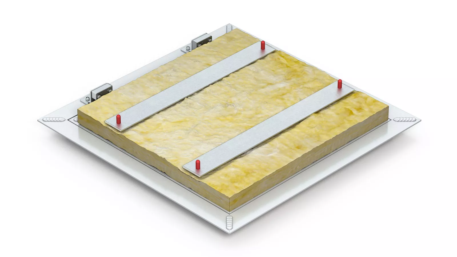 Revizní dvířka požární EI60 hliníková do SDK stěny 600x800x25