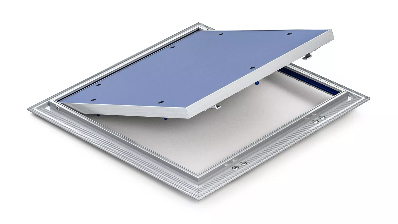 Revizní dvířka hliníková akustická 31dB 400x400x12,5