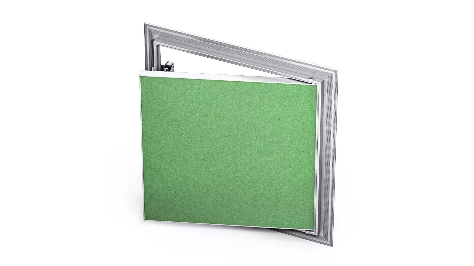 Revizní dvířka hliníková s těsněním, impregnovaná, do zdiva 300x300x12,5