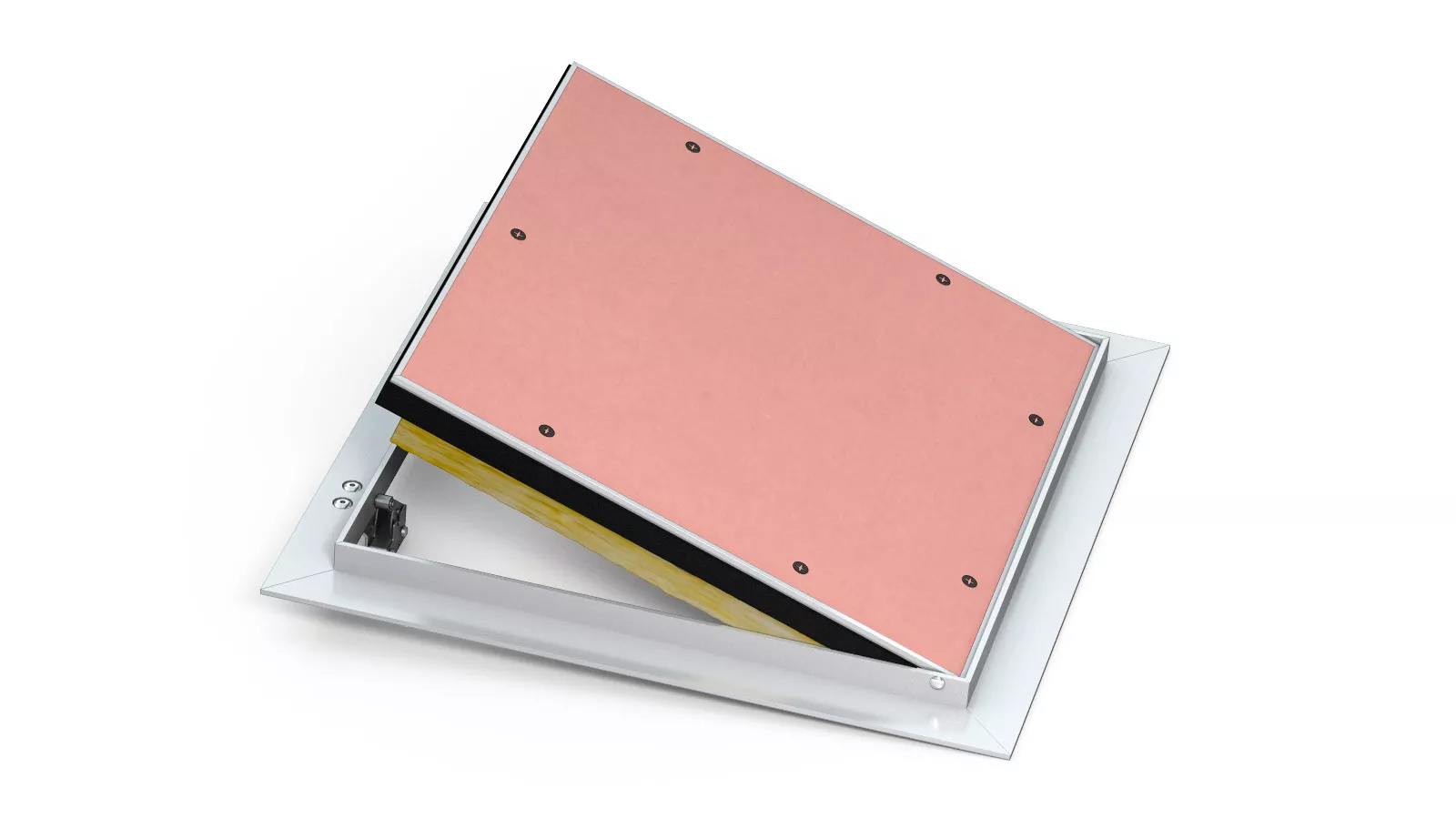 Revizní dvířka požární EI30 hliníková do SDK stěny 200x200x15